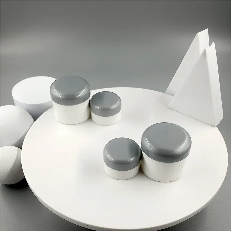 Collar Material PP 30ml 50ml Cosmetic Container Plastic Cream Jar with Lids