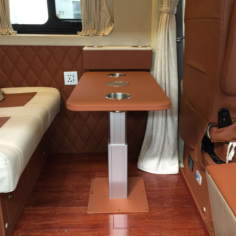 Manual lifting table mount Best selling metal picnic table legs for the special bus with Adjusts 41cm