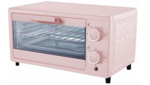 Quality Pink 800watt 10L Portable Electric Pizza Oven Convection Technology wholesale