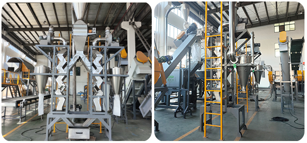 PP PE Plastic Bottles Cleaning Washing Waste Shredder Crusher Recycling Line