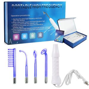 Quality 4 In 1 CE High Frequency Skin Therapy Wand Facial Machine wholesale