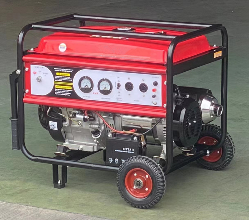 Air cooled Gasoline Generator 5 Kva Single / Three Phase Electric Start