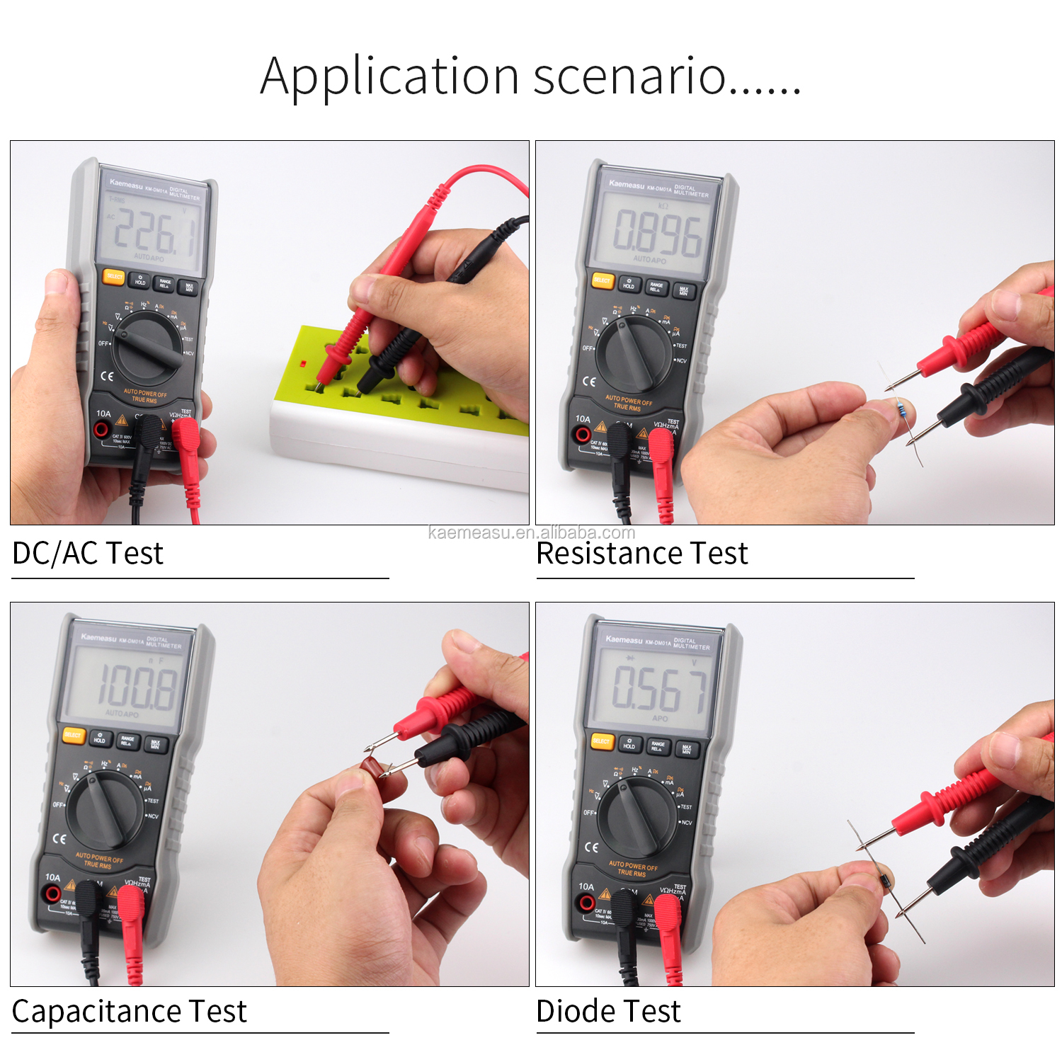 Mini portable NCV True RMS Live Wire/Naught wire Measurement auto range Pocket Digital Multimeters