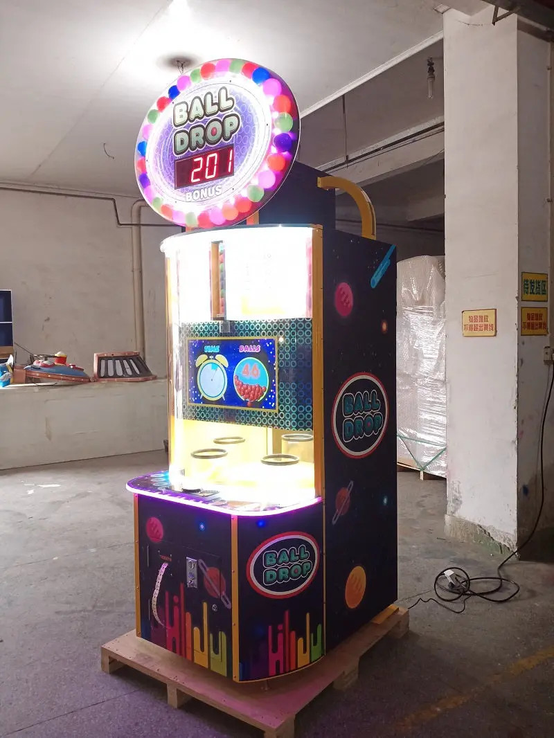 Quik Drop Arcade Ticket Game, Ball Drop Lottery Redemption Game Machine For Sale