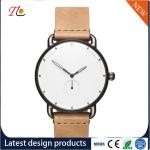 PU Leather Fashion Men Wrist Watch Quartz Watch PU Strap Circular Dial Fashion