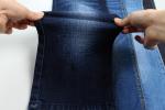 Wholesale 10.5 oz Crosshatch Slub Stretch Denim Fabric For Jeans