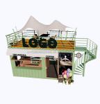 Portable 10ft 20ft Prefabricated Steel Structure Container Houses Mobile Bar