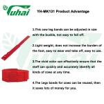 PP Livestock Bands 36cmx4.2cm Colorful Leg Bands For Cow Or Cattle