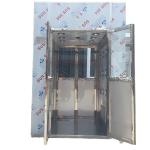 2 Person 2 Sides Stainless Steel Air Shower Cabin with Automatic Door and 3000W