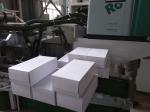 Automatic Box Facial Tissue Packing Machine V Fold Faical Tissue Paper Packing
