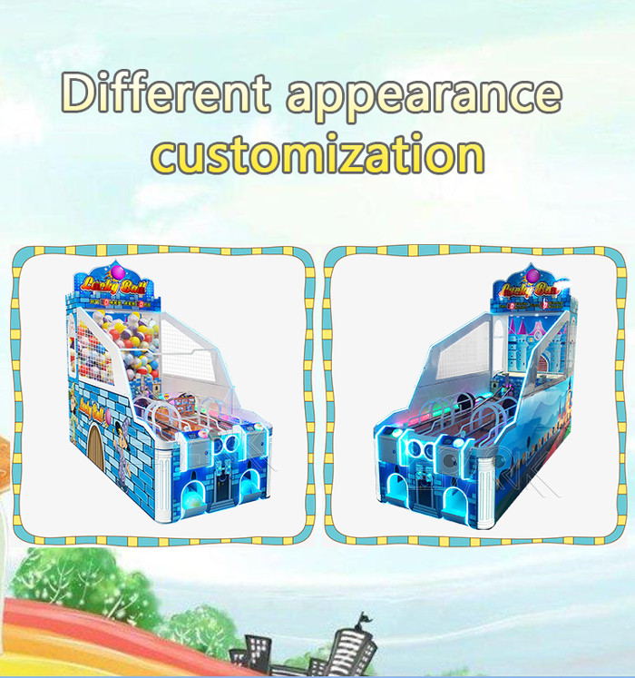 Amusement Park Pushing Ball Skill Machine For Kids Over 5 Years Old