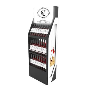 Quality Floorstanding Retail Store Alcohol Display Stand Wine Glass Display Stand For Cocktails wholesale