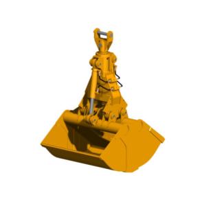 Quality HUITONG High Quality 10T 20Ton Excavator Hydraulic Clamshell Grab Bucket Shell Bucket for PC200 Excavator wholesale