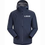 Men's Mountain Waterproof Windbreaker Lightweight Packable Hooded Raincoat