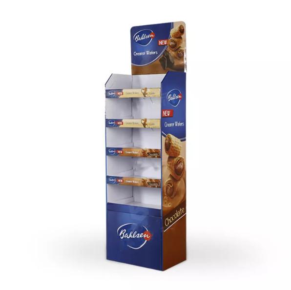 Cheap Candy Point of Sale Cardboard Display , Chocolate Cardboard POS Display for sale