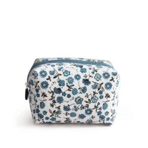 Quality Promotional Printed Floral Canvas Cosmetic Bags / Canvas Makeup Bags wholesale