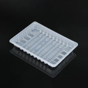 Quality Supermarket Rectangle Roast Chicken Pork Meat Packaging Tray PP Disposable wholesale