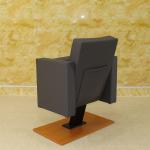 Collapsible Black Folding Cinema Seats Movie Chairs With Aluminum Leg High