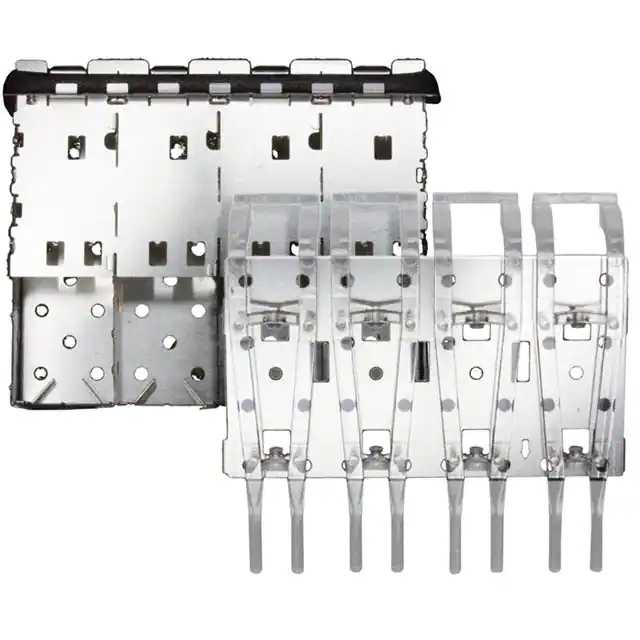 TE 2007093-1 SFP+ 1x4 Cage Connector Included Lightpipe 16 Gb/S