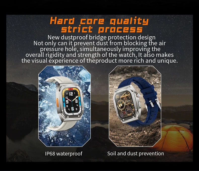 Z79 MAX Outdoor Smart Watch Sleep Blood Pressure Monitoring IP67 Waterproof