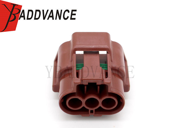 Brown Color Sumitomo Automotive Connectors 3 Pin Female 6189-7710 6189-0780
