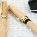 Natural Color Creative Stationery Bamboo Barrel Pen Style Convenient Brush Pen