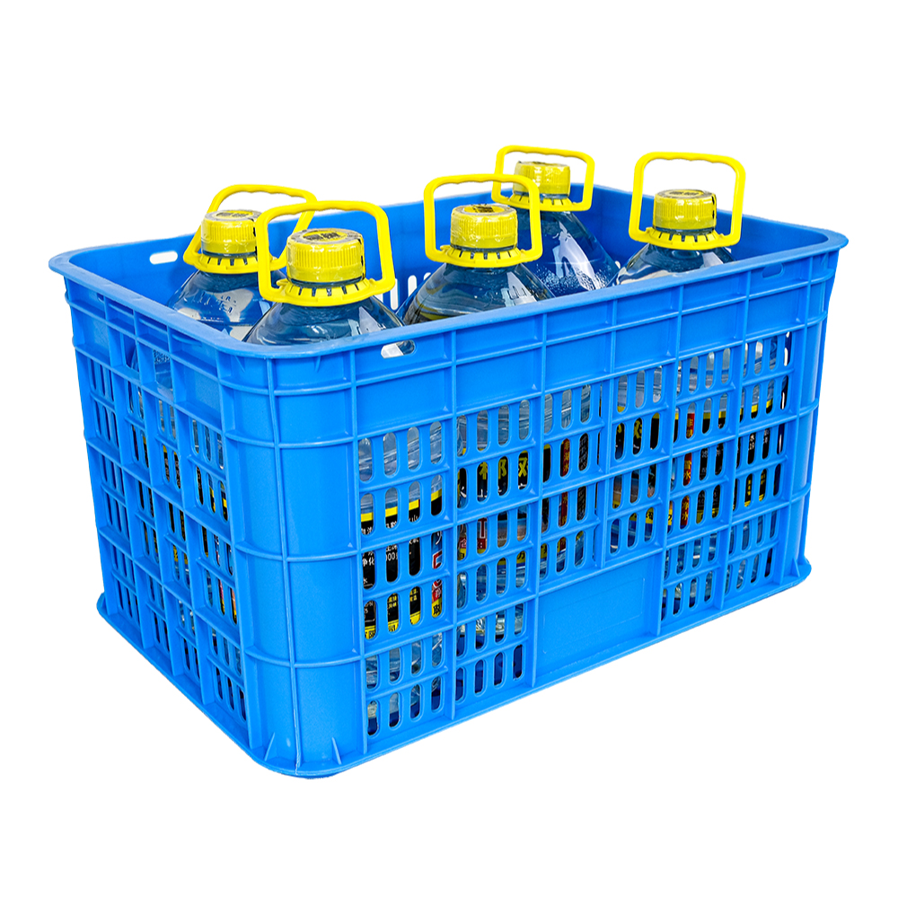 External Size 540*360*300mm HDPE Plastic Basket for Customized Transport and Handling