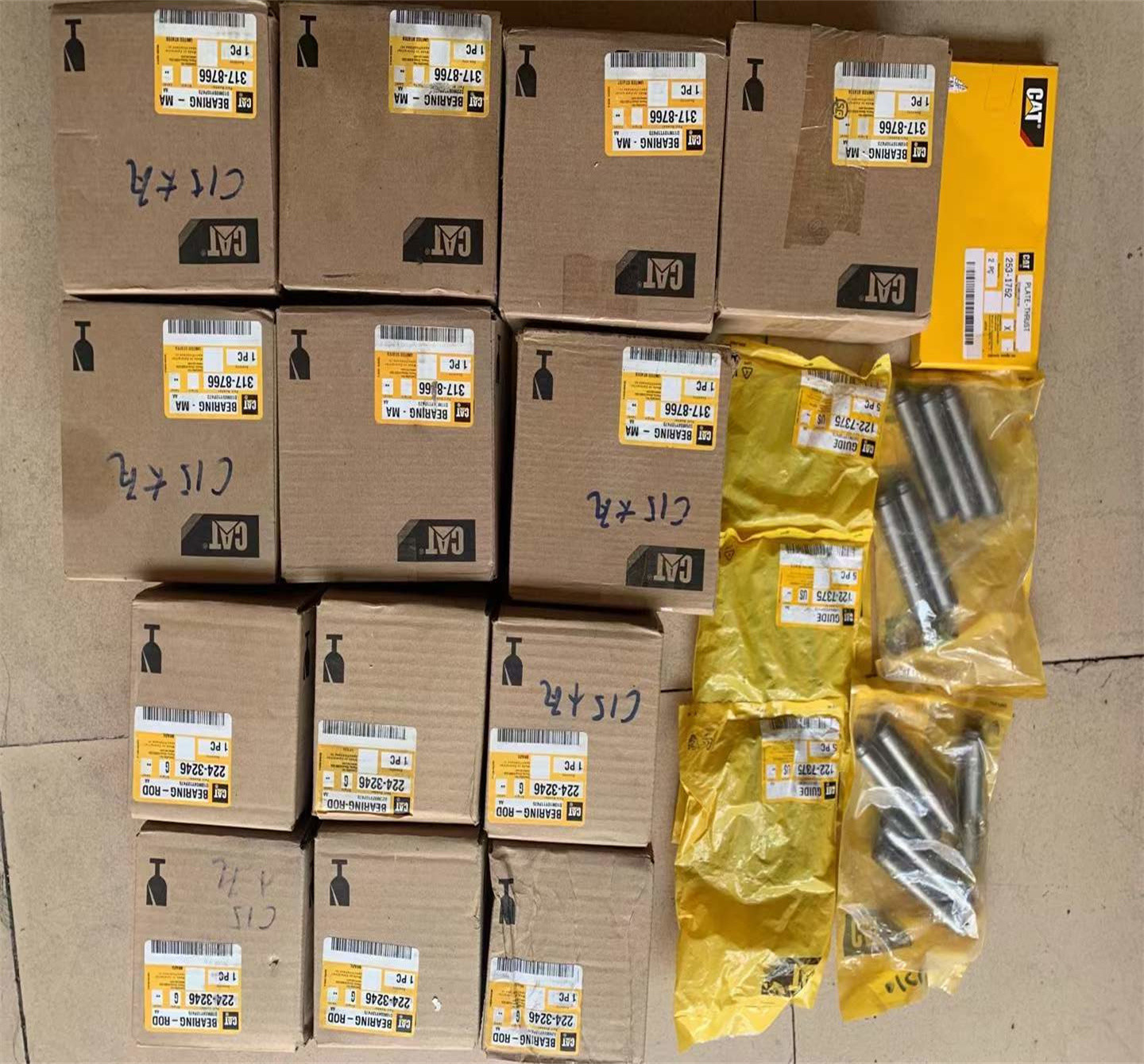 7W3846 Piston Set 7W-3846 Engine 1308412 Cylinder Liner 130-8412 Piston Ring 2610080 Sleves 261-0080