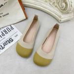 Soft Soled Knitted Shallow Mouth Shoes Female Spring Summer Flat Pedal Fairy