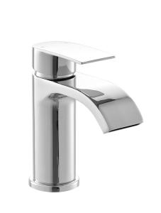 Quality Single Handle Chrome Basin Mixer Taps Deck Mounted Bathroom Sink Taps wholesale