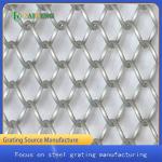 Metal Sunshade Decorative Wire Mesh Partition Aluminum Door Curtain