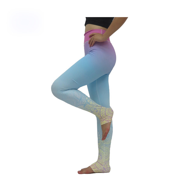 Long Length Female Tight Pants / Lycra Gym Leggings Customized Color