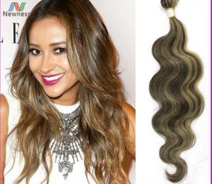 Quality 10&quot; - 18&quot; Grade 6A Virgin Hair , Two Tone Tangle Free Ombre Funmi Hair wholesale