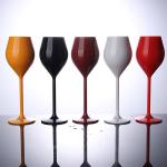 Food Grade Plastic Veuve Clicquot Wine Champagne Glass For Outdoor Events