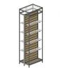 Buy cheap T Stand Tool Storage Rack Aluminum Slatwall Floor Standing With Long Life from wholesalers