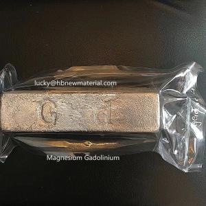 Quality ISO MgGd30 Magnesium Gadolinium Alloy for Grain Refinement wholesale