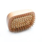 Customized Logo Wood Mini Travel Size Hair Brush For Massage Eco Friendly