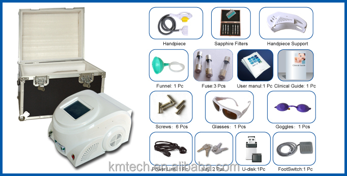 Portable IPL Hair Removal RF Skin Rejuvenation Machine ND YAG Laser Tattoo Removal Equipment
