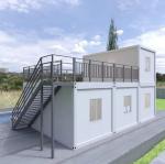 BOX SPACE Custom Prefabricated Detachable Container Homes Prefab Low Cost