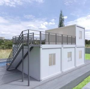 Quality Tiny Prefab Shipping Container Homes , 20ft Movable Premade Container Homes wholesale