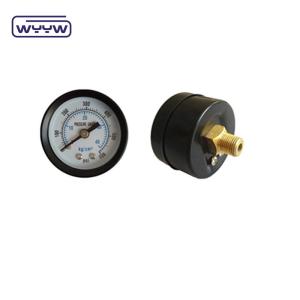 Quality 40mm Axial Bar Psi Air Pump Pressure Gauge Manometer Back Mount wholesale