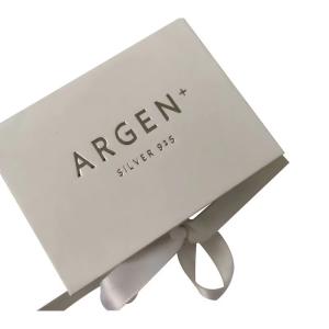 Quality Custom Necklace Jewelry Cardboard Box Luxury Gift Box Packaging With Ribbon Premium Magnetic Gift Box wholesale