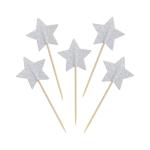 Wedding Dessert Birthday PE Star Cupcake Toppers