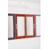 Buy cheap Red Aluminium Window Frame With Glass , Aluminum Frame Sliding Windows from wholesalers