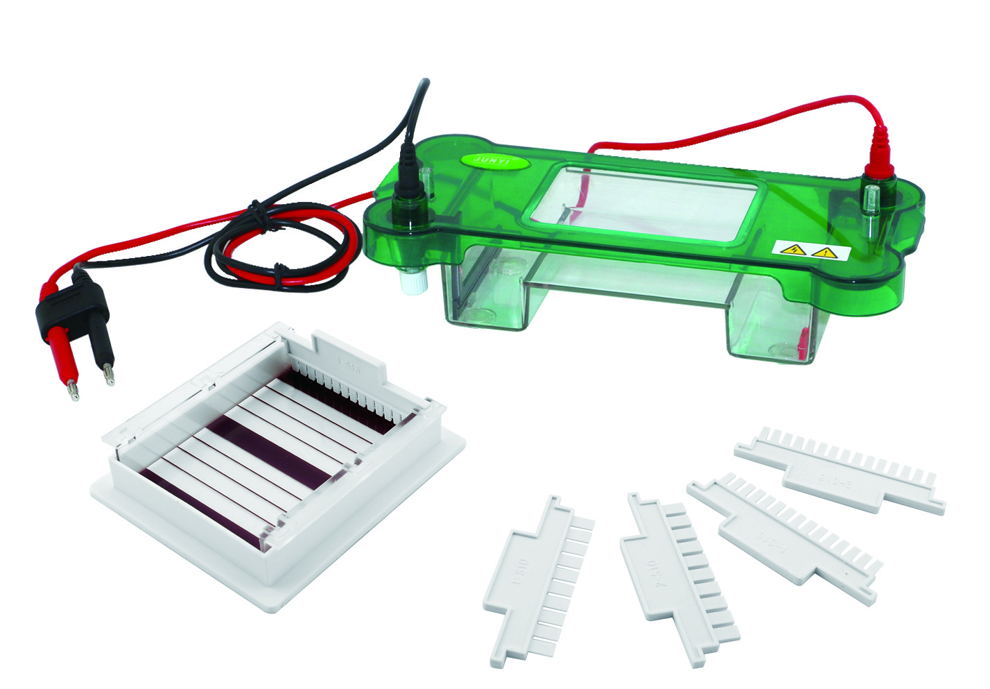 Horizontal Agarose Gel Electrophoresis Equipment 78×100mm Gel Size Jy-spbt
