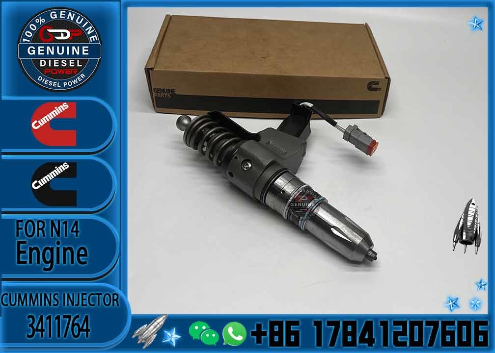 Used Cummins N14 Engine Spare Parts Common Rail Injector 3411764 3411767 Diesel Engine Machinery Repair Shops 6 Months W