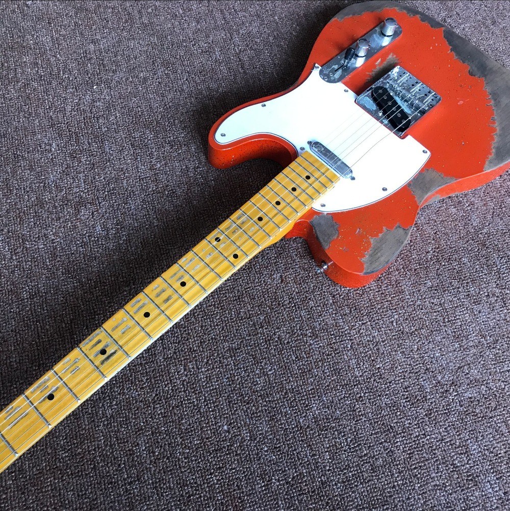 New standard Custom ,TELE 6 Strings Maple fingerboard handwork Electric Guitar