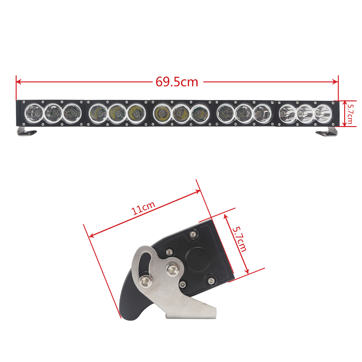 H Style 150W White Color 15pcs 10W CREE LED LIGHT BAR 6000K 10-30V Combo Beam,Flood Beam, Spot beam