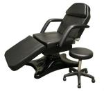 Hydraulic Beauty Massage Table Chair With Plastics Cover , Pu Leather Materials