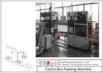 Automatic Industrial Carton Box Packing Machine Large Capacity For Bottle / Can